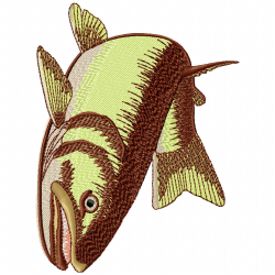 Fishes Embroidery Design 12